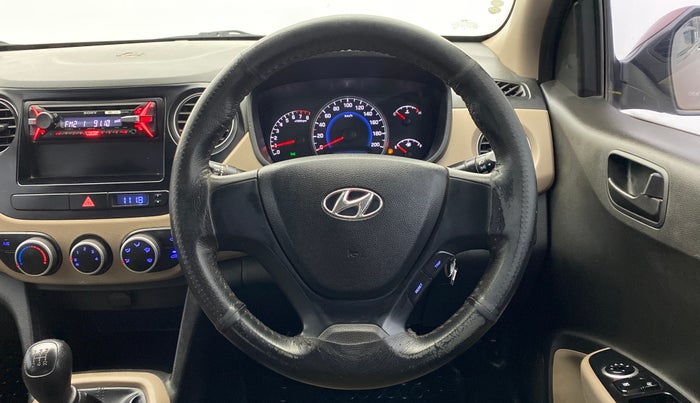 2015 Hyundai Grand i10 MAGNA 1.2 VTVT, Petrol, Manual, 40,426 km, Steering Wheel Close Up
