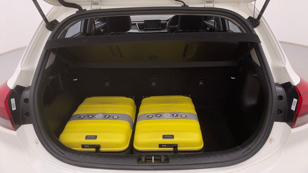 Boot Inside View with Luggage