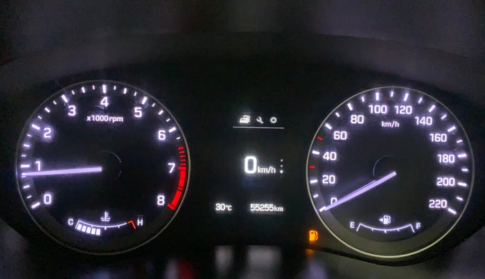 2016 Hyundai Elite i20 ASTA 1.2 (O), Petrol, Manual, 55,254 km, Odometer Image