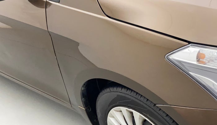2017 Maruti Ciaz DELTA 1.4 MT PETROL, Petrol, Manual, 58,349 km, Right fender - Paint has minor damage