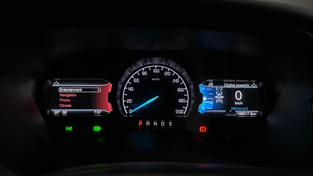 2019 Ford Ranger Xl 2.2 (4x4), Automatic, 88217 km, Odometer View