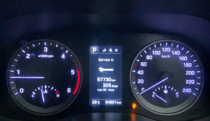 2017 Hyundai Tucson 2WD AT GLS DIESEL, Diesel, Automatic, 64,801 km, Odometer Image