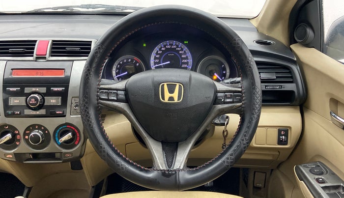 2012 Honda City V MT PETROL, Petrol, Manual, 1,13,786 km, Steering Wheel Close Up