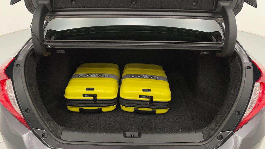 Boot Inside View with Luggage