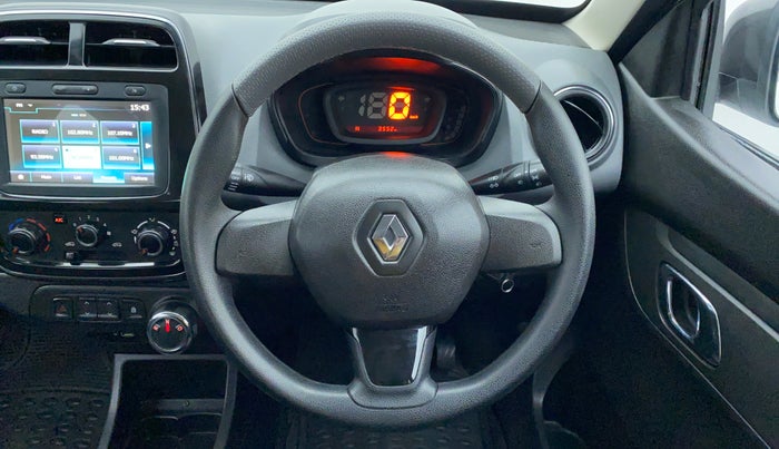 2019 Renault Kwid RXT 1.0 EASY-R AT OPTION, Petrol, Automatic, 3,746 km, Steering Wheel Close Up