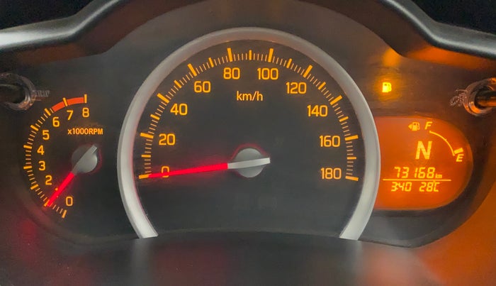 2016 Maruti Celerio ZXI AMT, Petrol, Automatic, 73,168 km, Odometer Image