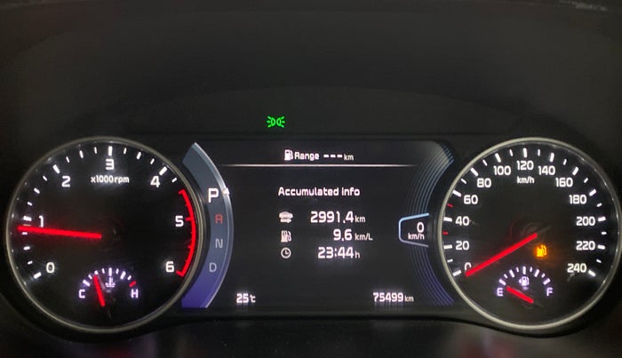2019 KIA SELTOS HTX+ AT 1.5 DIESEL, Diesel, Automatic, 75,547 km, Odometer Image
