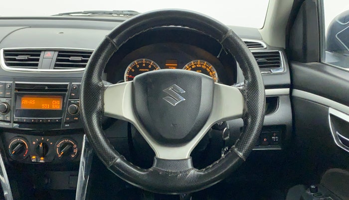 2015 Maruti Swift VXI, Petrol, Manual, 74,548 km, Steering Wheel Close Up