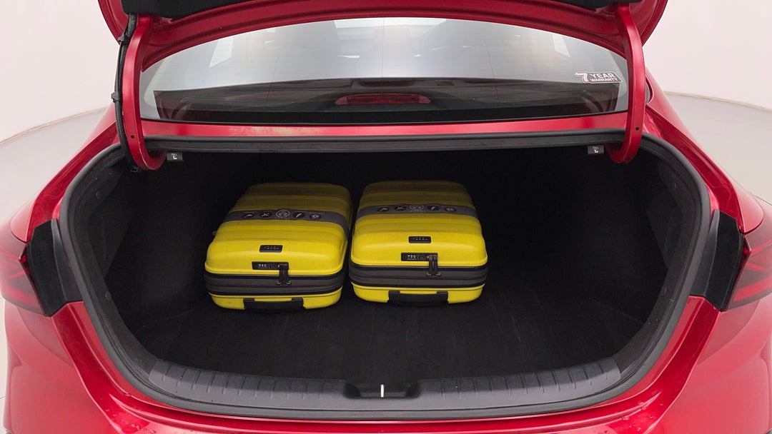 Boot Inside View with Luggage