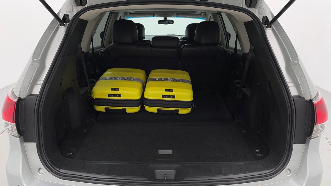 Boot Inside View with Luggage