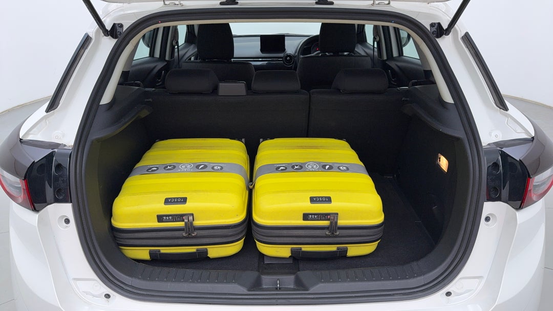Boot Inside View with Luggage