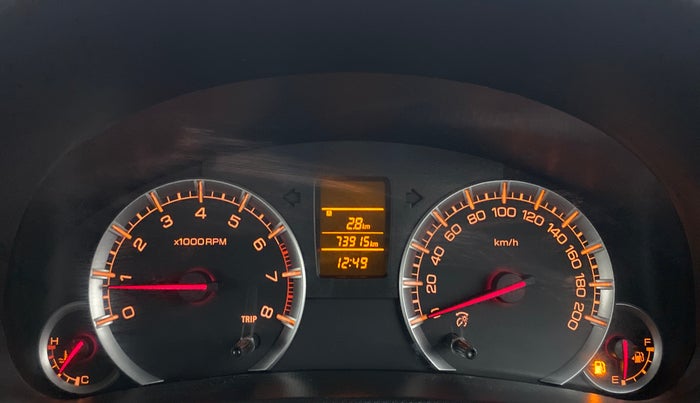2017 Maruti Swift VXI, Petrol, Manual, 73,914 km, Odometer Image