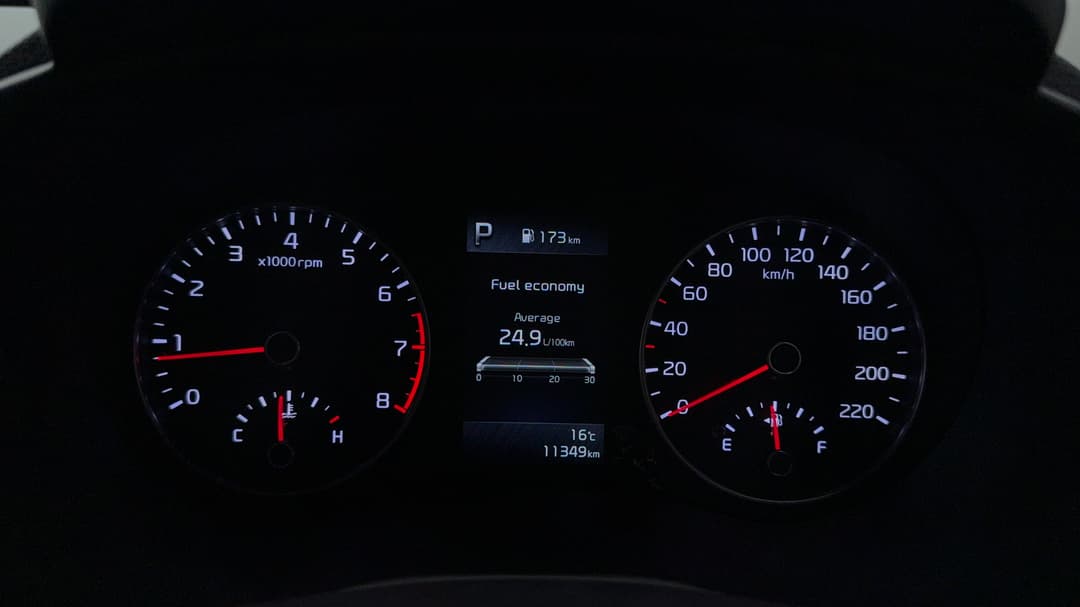 2023 Kia Picanto Gt-line (pe), Automatic, 11349 km, Odometer View