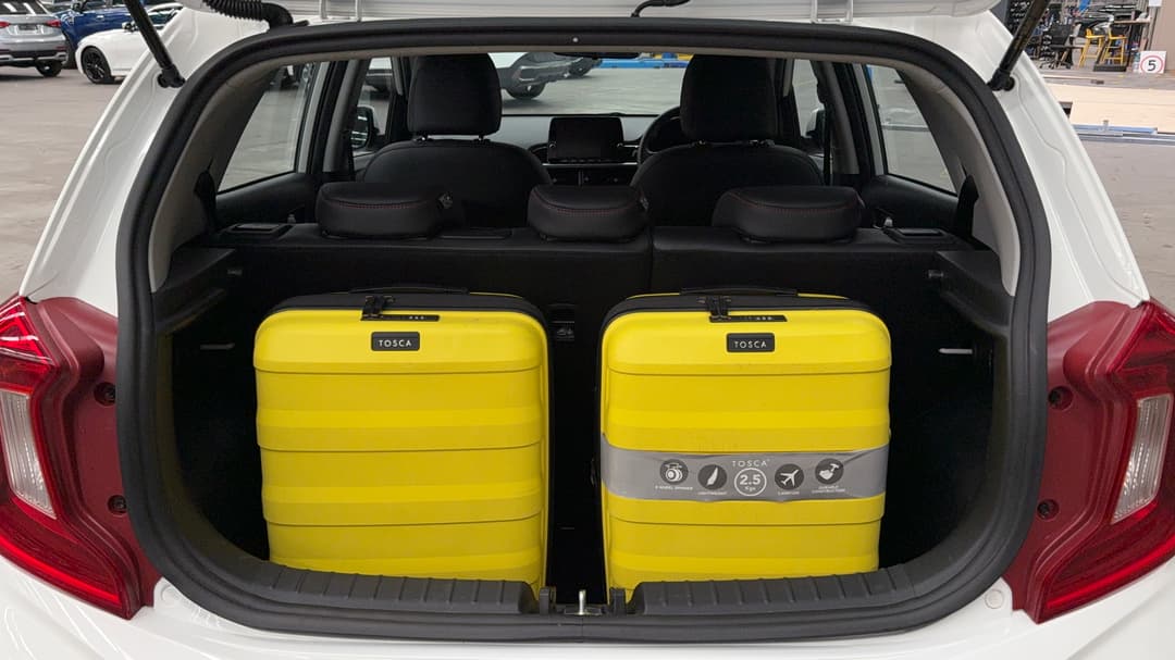 2023 Kia Picanto Gt-line (pe), Automatic, 11349 km, Boot Inside View with Luggage