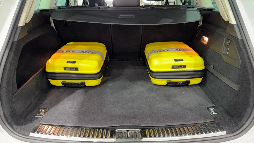 Boot Inside View with Luggage