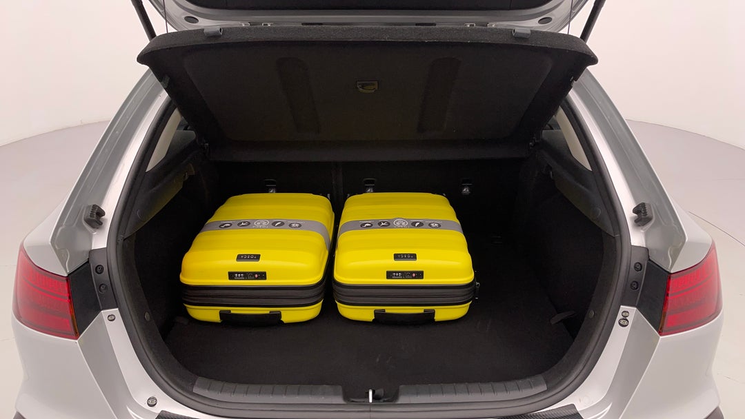 Boot Inside View with Luggage