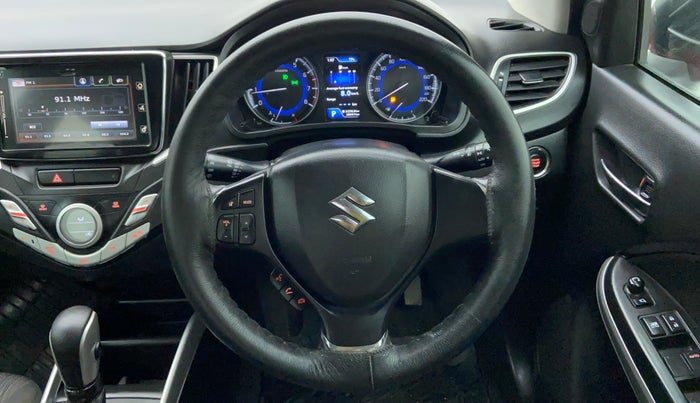 2018 Maruti Baleno ALPHA 1.2 K12 AMT, Petrol, Automatic, 28,661 km, Steering Wheel Close-up