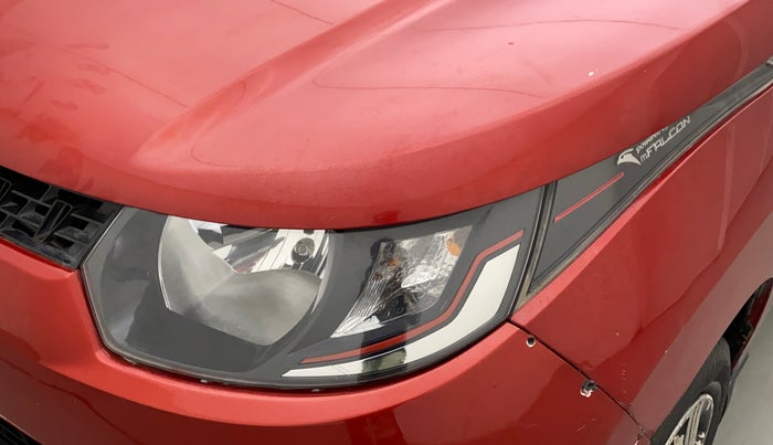 2017 Mahindra Kuv100 K2 6 STR, Petrol, Manual, 50,444 km, Left headlight - Minor scratches