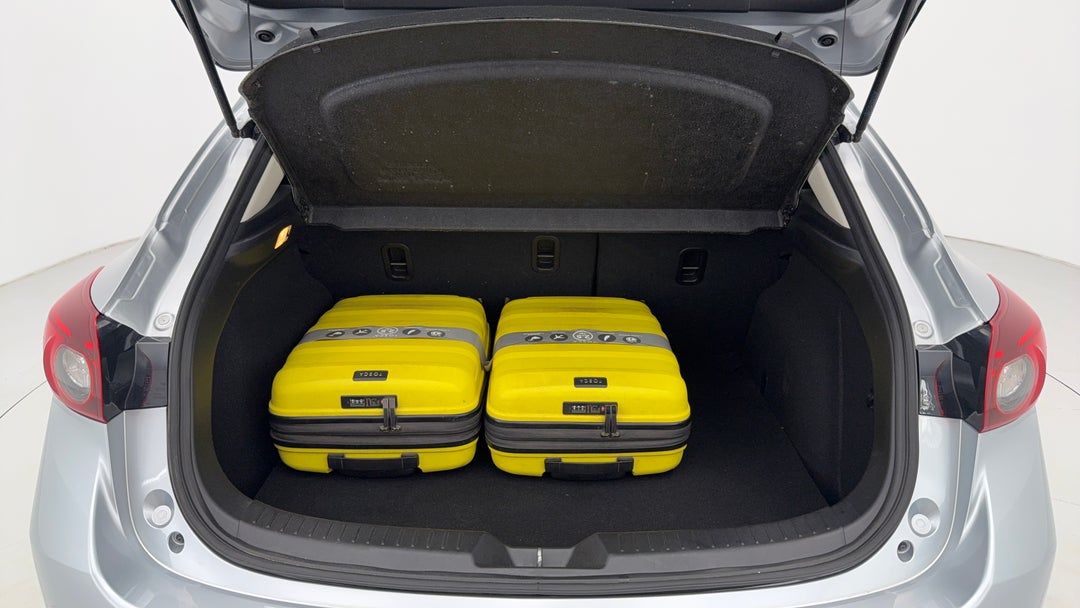 2018 Mazda 3 Sp25, Automatic, 35483 km, Boot Inside View with Luggage