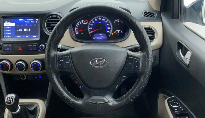 2019 Hyundai Grand i10 SPORTZ 1.2 KAPPA VTVT, Petrol, Manual, 24,065 km, Steering Wheel Close Up