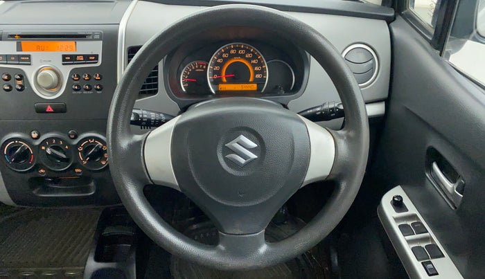 2012 Maruti Wagon R 1.0 VXI, Petrol, Manual, 54,565 km, Steering Wheel Close Up