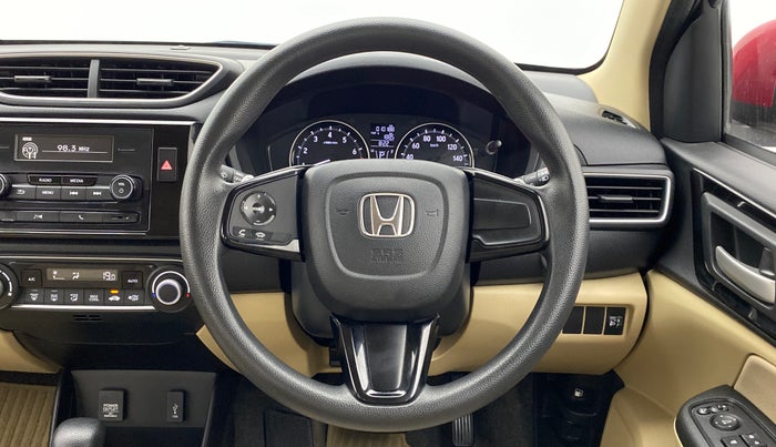 2018 Honda Amaze 1.2 V CVT I VTEC, Petrol, Automatic, 10,188 km, Steering Wheel Close Up