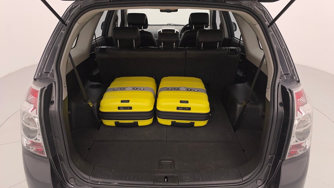 Boot Inside View with Luggage