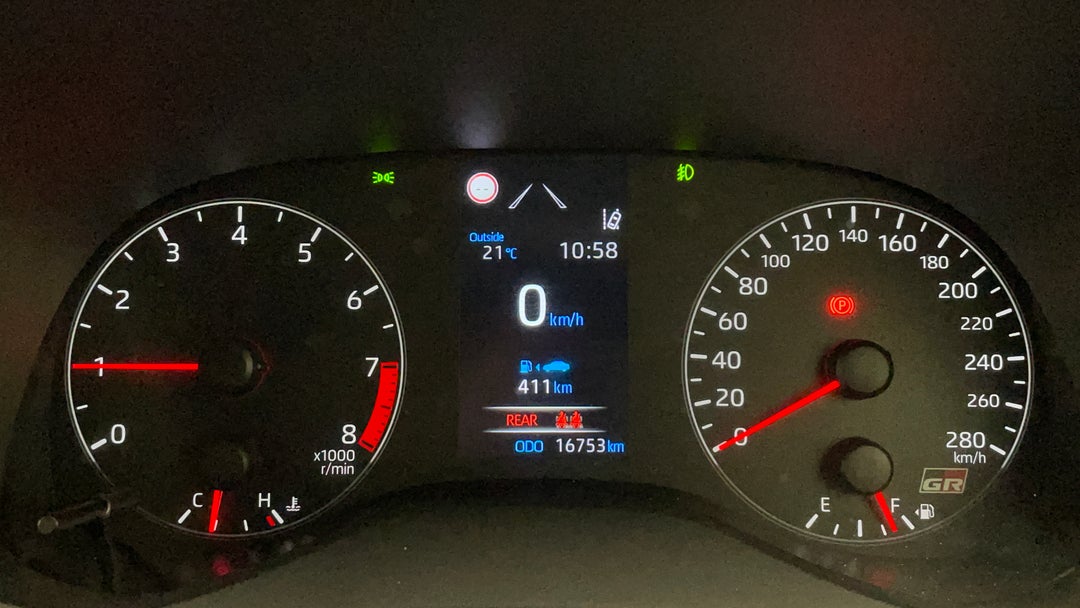 2021 Toyota Gr Yaris Rallye, Manual, 16753 km, Odometer View