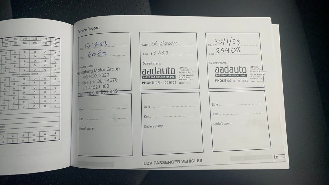 2023 LDV D90 Executive (4wd) D20, Automatic, 35737 km, Service History