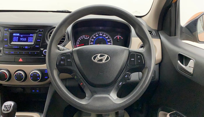 2015 Hyundai Grand i10 SPORTZ 1.2 KAPPA VTVT, Petrol, Manual, 47,958 km, Steering Wheel Close Up