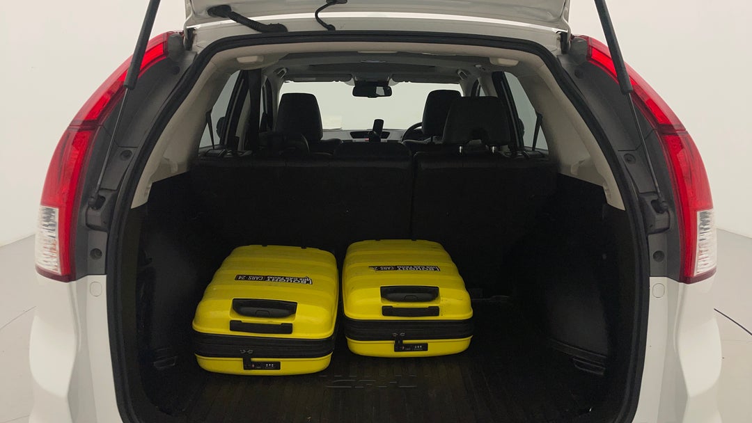 Boot Inside View with Luggage