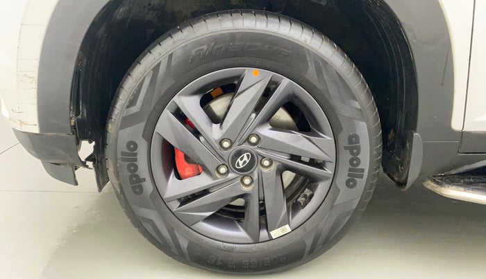 2022 Hyundai Creta S PLUS KNIGHT 1.5 PETROL, Petrol, Manual, 21,381 km, Left Front Wheel