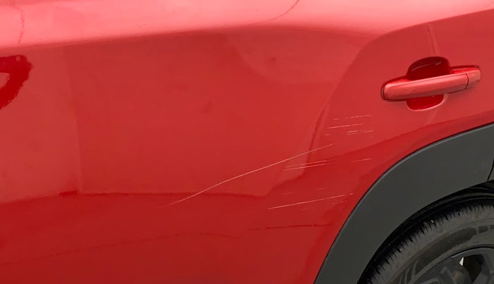 2022 Maruti BREZZA ZXI SMART HYBRID , Petrol, Manual, 3,636 km, Rear left door - Minor scratches