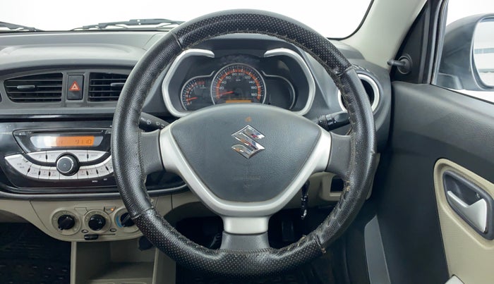 2015 Maruti Alto K10 VXI OPT, Petrol, Manual, 34,658 km, Steering Wheel Close Up
