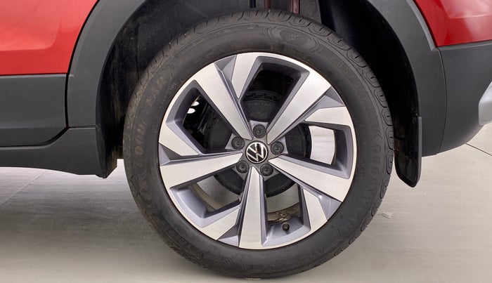 2022 Volkswagen TAIGUN TOPLINE  1.0 TSI AT, Petrol, Automatic, 8,456 km, Left Rear Wheel