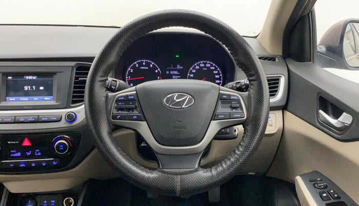 2018 Hyundai Verna 1.4 EX PETROL, Petrol, Manual, 64,469 km, Steering Wheel Close Up