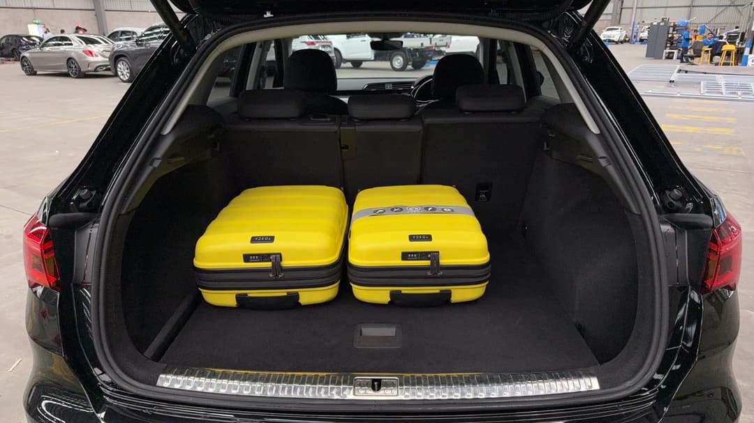 2021 Audi Q3 35 Tfsi, Automatic, 52341 km, Boot Inside View with Luggage