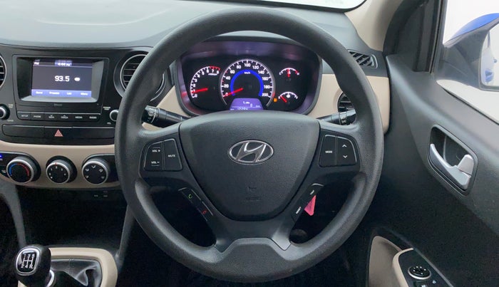 2017 Hyundai Grand i10 SPORTZ 1.2 KAPPA VTVT, Petrol, Manual, 12,380 km, Steering Wheel Close Up