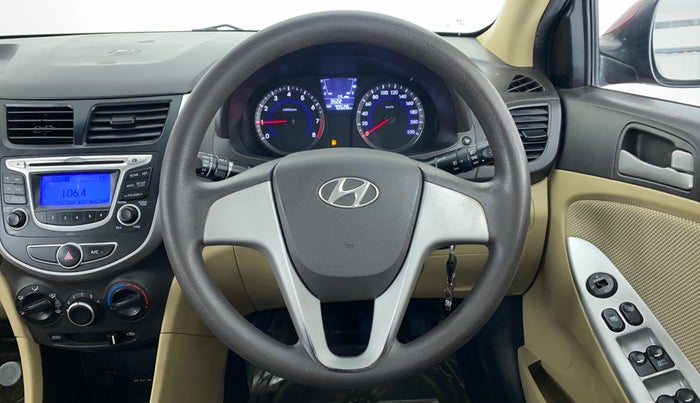 2014 Hyundai Verna FLUIDIC 1.4 VTVT, Petrol, Manual, 70,923 km, Steering Wheel Close Up