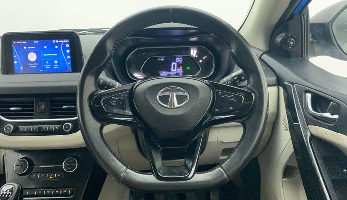 2020 Tata NEXON XZ PLUS (O) PETROL DUAL TONE, Petrol, Manual, 43,032 km, Steering Wheel Close Up