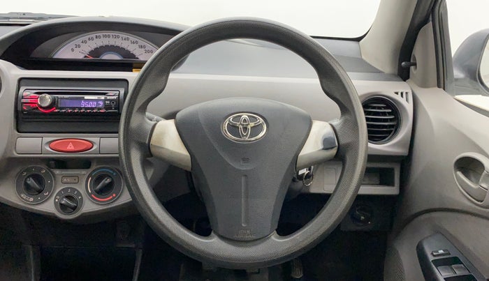2011 Toyota Etios G SP, Petrol, Manual, 38,244 km, Steering Wheel Close Up