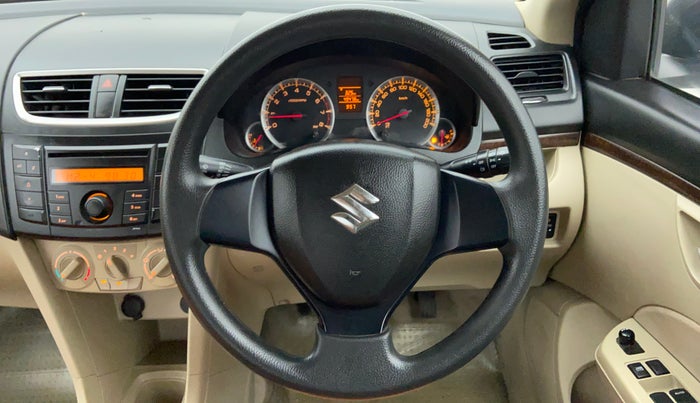 2012 Maruti Swift Dzire VXI 1.2 BS IV, Petrol, Manual, 49,478 km, Steering Wheel Close-up