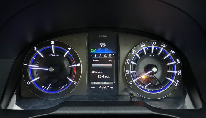 2022 Toyota Innova Crysta 2.4 VX 8 STR, Diesel, Manual, 48,971 km, Odometer Image