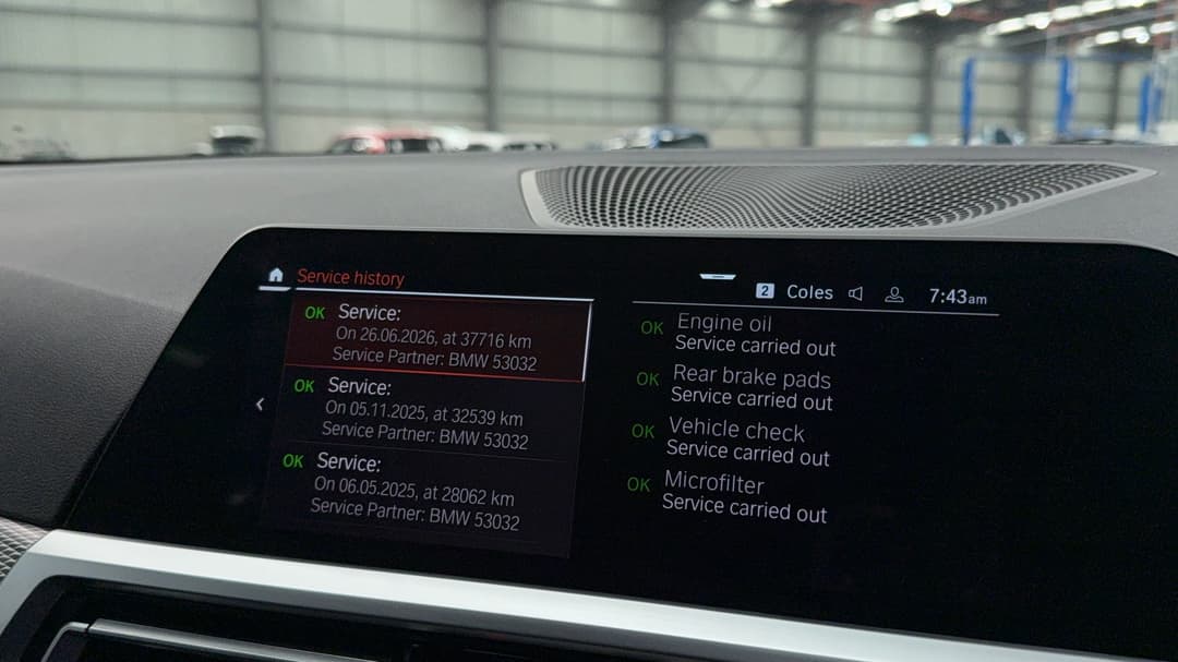 2020 BMW 3 20i M Sport, Automatic, 39517 km, Service History