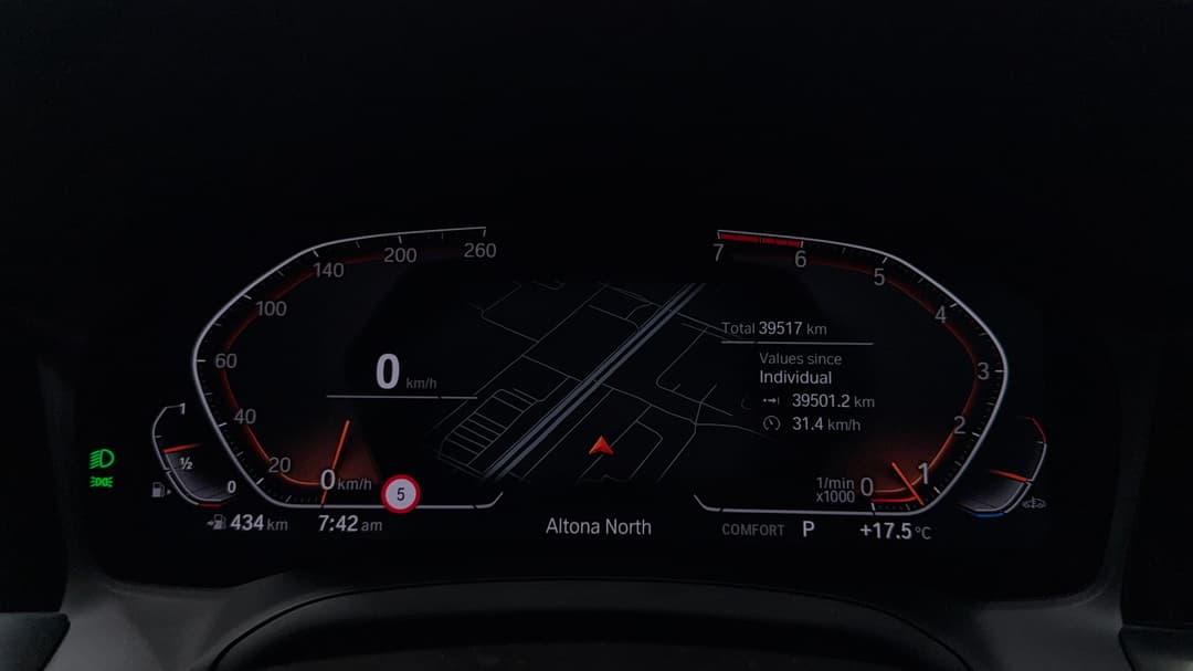 2020 BMW 3 20i M Sport, Automatic, 39517 km, Odometer View