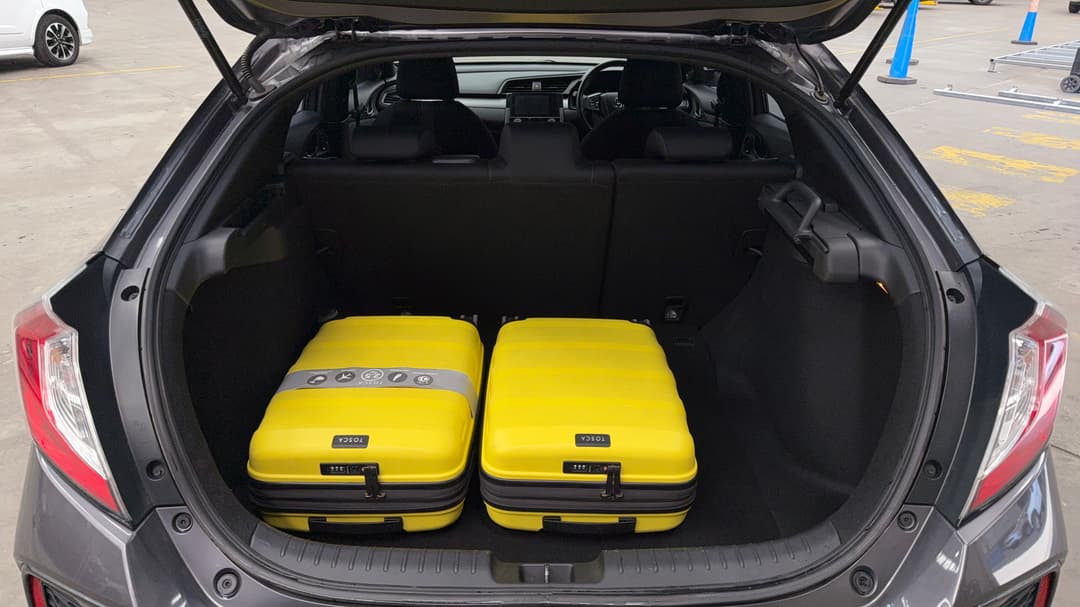 2019 Honda Civic Vti-s, Automatic, 80228 km, Boot Inside View with Luggage