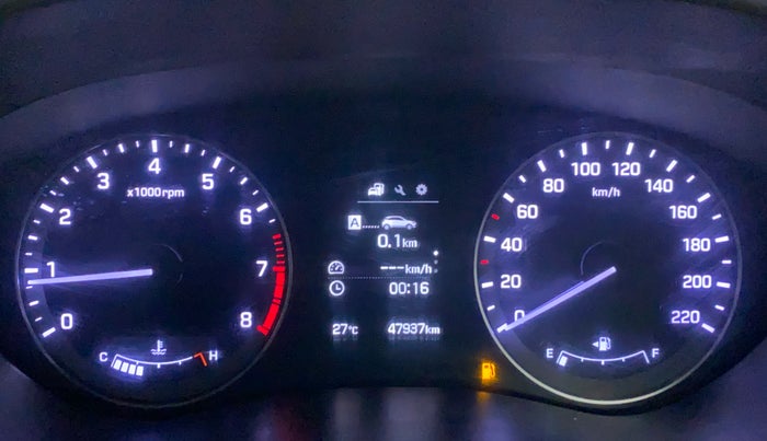 2017 Hyundai Elite i20 ASTA 1.2, Petrol, Manual, 47,937 km, Odometer Image