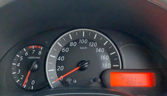 2011 Nissan Micra XV PETROL, Petrol, Manual, 47,230 km, Odometer Image