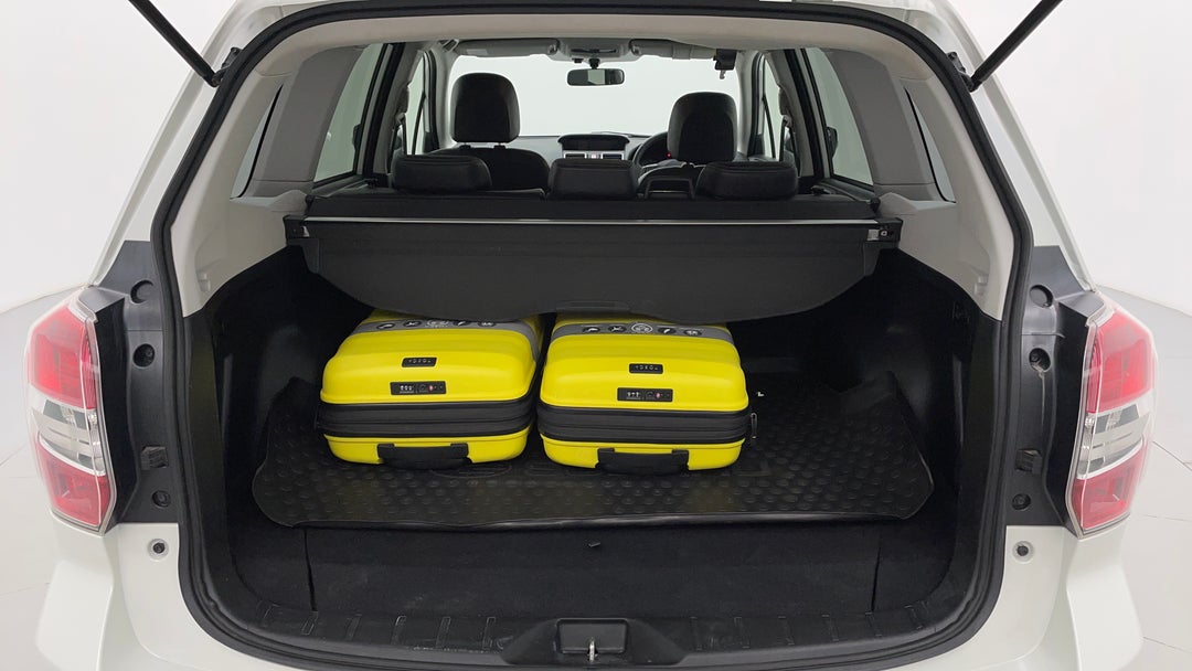 Boot Inside View with Luggage
