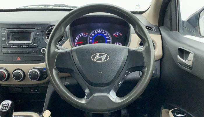 2014 Hyundai Grand i10 SPORTZ 1.2 KAPPA VTVT, Petrol, Manual, 44,782 km, Steering Wheel Close Up